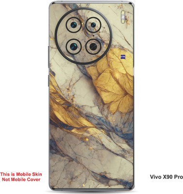 VYBE The Smart Choice Vivo X90 Pro Abstract Embossed Mobile Skin(Vanilla 17)