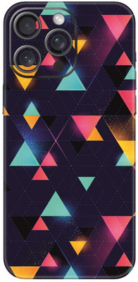 Yuckquee iPhone 15 Pro Max Mobile Skin for Back & Camera Protective - D30 Mobile Skin(Multicolor)