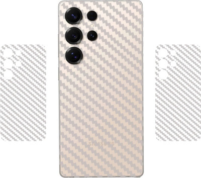 SHIVATRIX SAMSUNG GALAXY S25 ULTRA 5G::, 3D CARBON FIBER ULTRA THIN BACK LAMINATION Mobile Skin(Transparent)
