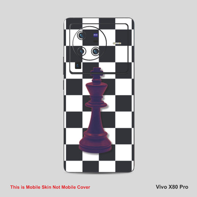 VYBE The Smart Choice Vivo X80 Pro Pattern Mobile Skin Mobile Skin(Multi ColourCO8)