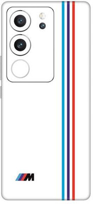 Vcare GadGets Blue Light Blue Red Vivo V29 5G Mobile Skin(Multicolor)