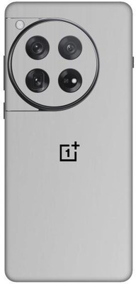 Vcare GadGets Metallic Silver Shining OnePlus 12 5G With Logo Mobile Skin(Metallic Silver Shining)