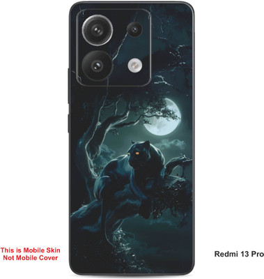 VYBE The Smart Choice Redmi 13 Pro Black Panther Mobile Skin(Plantation 8)