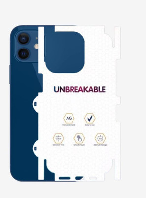 A3sprime Unbreakable Soft Transparent Back Skin Protector for APPLE iPhone 12 Mini Mobile Skin(Transparent)