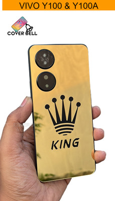 coverbell VIVO Y100 GOLD KING BACK PANEL PROTECTOR Mobile Skin(Gold)