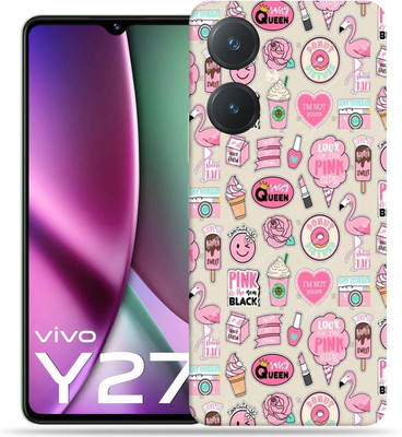 Satisfactory Vivo Y27 4g, Pink queen, OggyBaba Mobile Skin(Multicolor Mobile Skin With camera)