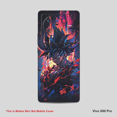 VYBE The Smart Choice Vivo X80 Pro Goku Mobile Skin Mobile Skin(Deep Rose A10)