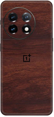 Vcare GadGets One Plus 11 5G With Logo Mobile Skin(Wooden)