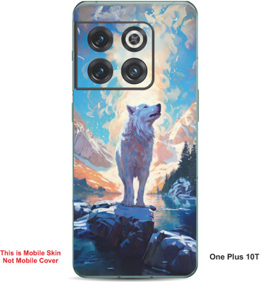 VYBE The Smart Choice One Plus 10T Wolves Embossed Mobile Skin(Jordy Blue 31)