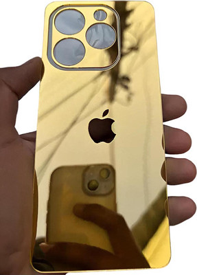 MOKPLZ INFINIX NOTE 40X 5G MOBILE SKIN GOLDEN MIRROR BACK PANNEL Mobile Skin(GOLDEN)