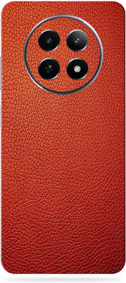WeCre8 Skin's realme 12x 5G Premium Vinyl Mobile Skin (Multicolor) Mobile Skin(Red Leather)