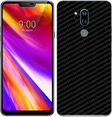 candeal mart LG G7 ThinQ carbon fiber 3D back skin/ Protective film / Back sticker Mobile Skin(Black)