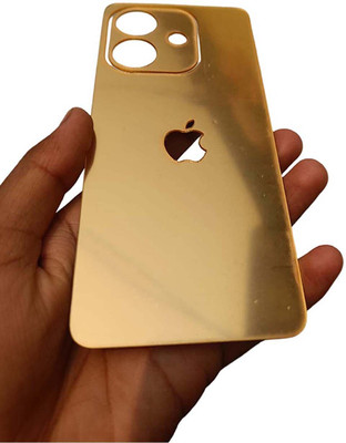 TWUAOP OPPO A3X 5G MOBILE SKIN ACRYLIC SHEET MIRROR BACK PANNEL APPLE Mobile Skin(Gold)