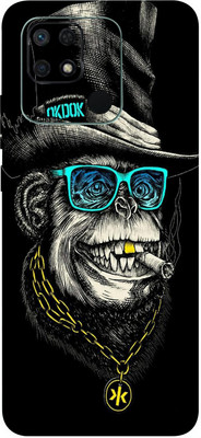 TJ CREATION Redmi 10C, Redmi 10c Mobile Skin(Ultra Super Smart And Crazy Monkey Skin With High Matte Finish.)