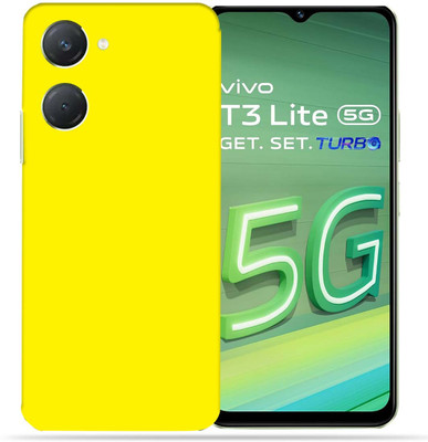 OggyBaba OggyBaba Vivo T3 Lite 5g Mobile Skin(Yellow Matte)