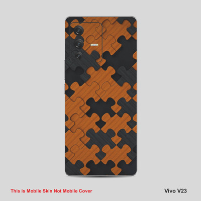 VYBE The Smart Choice Vivo V23 Pattern Mobile Skin Mobile Skin(Multi ColourCF12)