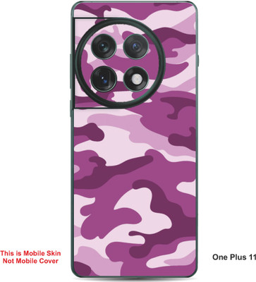 VYBE The Smart Choice One Plus 11 Camouflage Embossed Mobile Skin(Lavender Pinocchio A11)