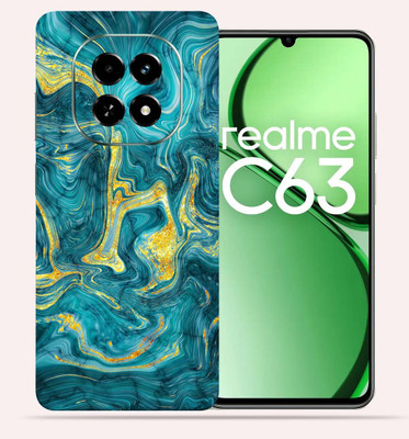 OggyBaba Realme C63 5g Mobile Skin(Golden Lava)