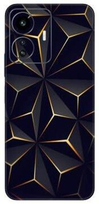 Vcare GadGets iQOO Z6 Lite (5G) Mobile Skin(Black & Gold)