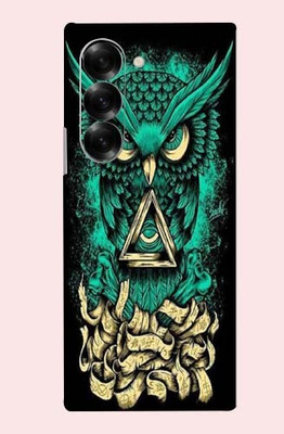 OggyBaba Samsung Galaxy Z Fold7 Mobile Skin(Angry Owl)