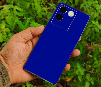 BugguSkin vivo T2 Pro 5G Mobile Skin(Ulltra Super Blue Matte Skin With High Matte Finish., Mobile Skin (Back+Side+Camera))