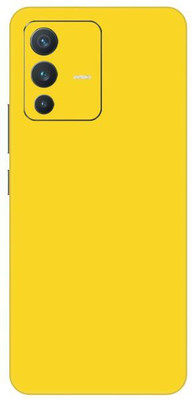 Vcare GadGets Yellow Matte vivo V23 5G Mobile Skin(Yellow Matte)