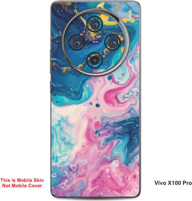 VYBE The Smart Choice Vivo X100 Pro Abstract Embossed Mobile Skin(Bubble Gum 19)