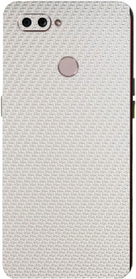TJ CREATION Realme U1 Mobile Skin(Ultra Super White Carbon Fiber Skin With High Matte Finish.)