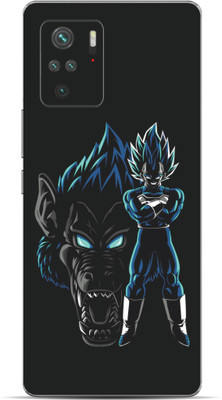 VYBE The Smart Choice Redmi Note 10 Goku Mobile Skin Mobile Skin(Gunmetal Blue 26)