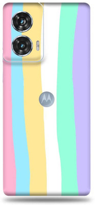 Mclaxa Moto Edge 50 Fusion Mobile Skin(Fade Rainbow Lines)