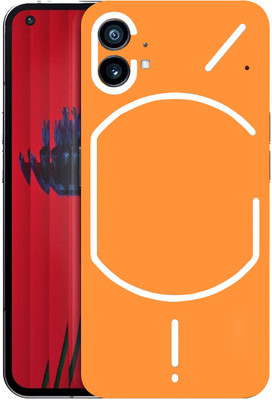 Pochanki Nothing Phone 1 Mobile Skin(Ultra Super Orange Matte Skin With Matte Finish.)