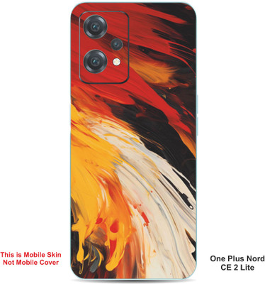 VYBE The Smart Choice One Plus Nord CE 2 Lite Art Embossed Mobile Skin(Burnt Umber A18)