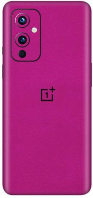 Vcare GadGets One Plus 9 Skin Back Side With Camera Protection High Quality Premium Mobile Skin(Pink Glitter)