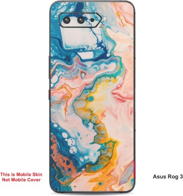 VYBE The Smart Choice Asus Rog 3 Abstract Embossed Mobile Skin(Dust Storm 1)