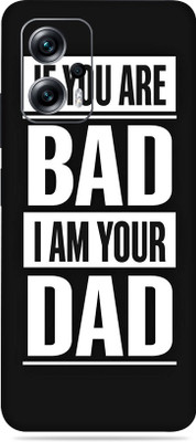 SkinoMania K50i Mobile Skin(Multicolor If Your Bad I Am Your Dad)