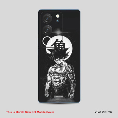 VYBE The Smart Choice Vivo 29 Pro Goku Mobile Skin Mobile Skin(Dark Jungle Black 05)