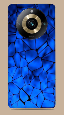 SkinoMania Realme 11 Pro Plus 5G Mobile Skin(Blue-pebble Mobile Skin)