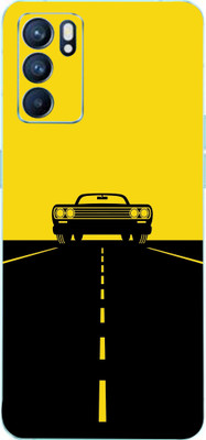AsSkin Oppo Reno 6 Mobile Skin(Retro car Skin With High Matte Finish)