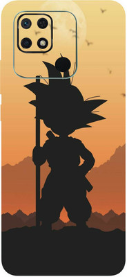 TJ CREATION REDMI 10C Mobile Skin(Goku Sunset Skin With High Matte Finish.)