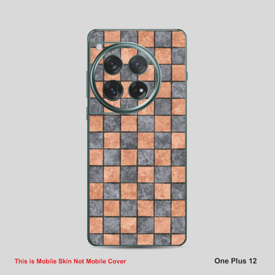 VYBE The Smart Choice One Plus 12 Pattern Mobile Skin Mobile Skin(Multi Colour M24)