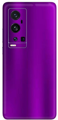 Vcare GadGets Vivo X60 Pro Plus Mobile Skin(Metallic Purple Shining)