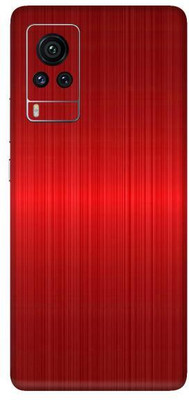Vcare GadGets Vivo X60 Pro Mobile Skin(Red Titanium)
