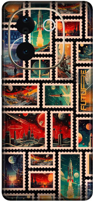 wrap craft VIVO T3 PRO 5G Premium SUPERVinyl BACK Mobile Skin(Multicolor)