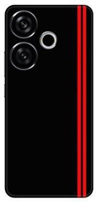Vcare GadGets Poco F6 (5G) Mobile Skin(Black & Red)