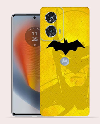 WeCre8 Skin's WeCre8 Skin's Motorola Edge 50 Fusion Mobile Skin(Yellow batman)