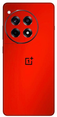 Vcare GadGets Metallic Red Shining OnePlus 12 R 5G With Logo Mobile Skin(Metallic Red Shining)
