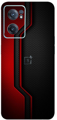 AsSkin OnePlus Nord Ce2 5g Mobile Skin(Ultra Super Red Pattren With High Matte Finish.)