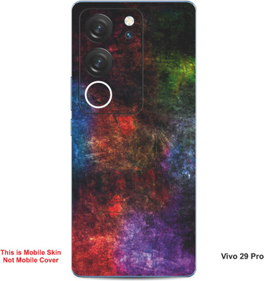 VYBE The Smart Choice Vivo 29 Pro Abstract Embossed Mobile Skin(Plum Purple 2)
