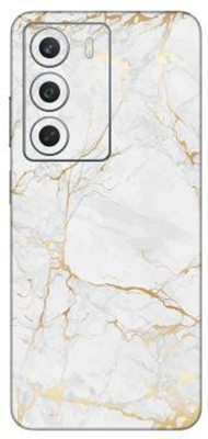 Vcare GadGets realme C75 5G Mobile Skin(Gold & Light Blue White)