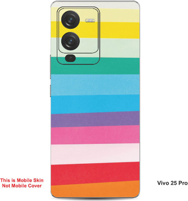 VYBE The Smart Choice Vivo 25 Pro Art Embossed Mobile Skin(Smalt Blue 1)